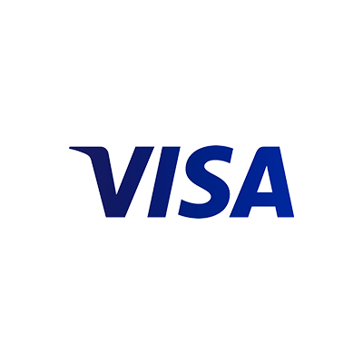 The logo of VISA