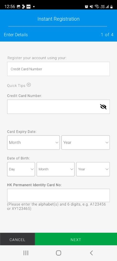 Register Online Banking via SC Mobile App Step 4
