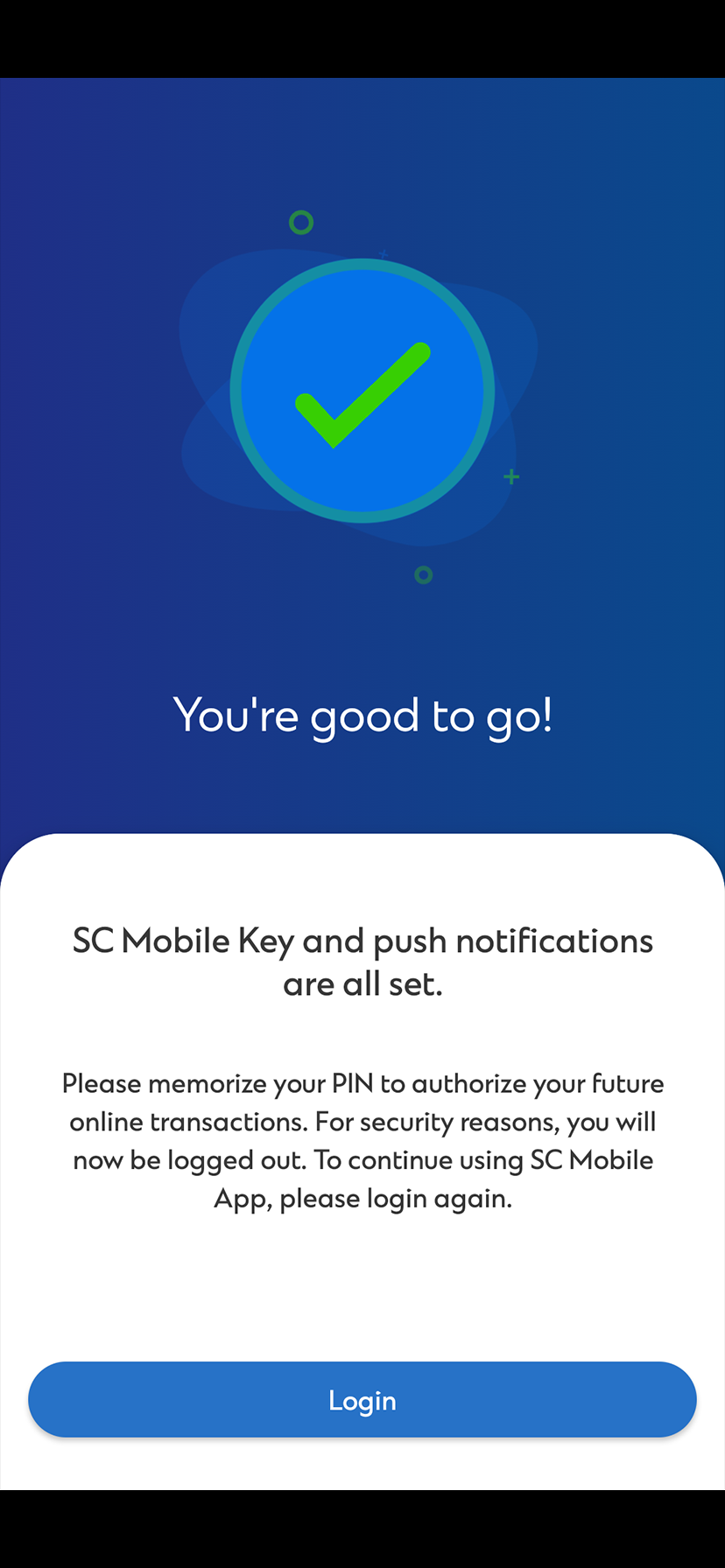How to register SC Mobile Key Step 6