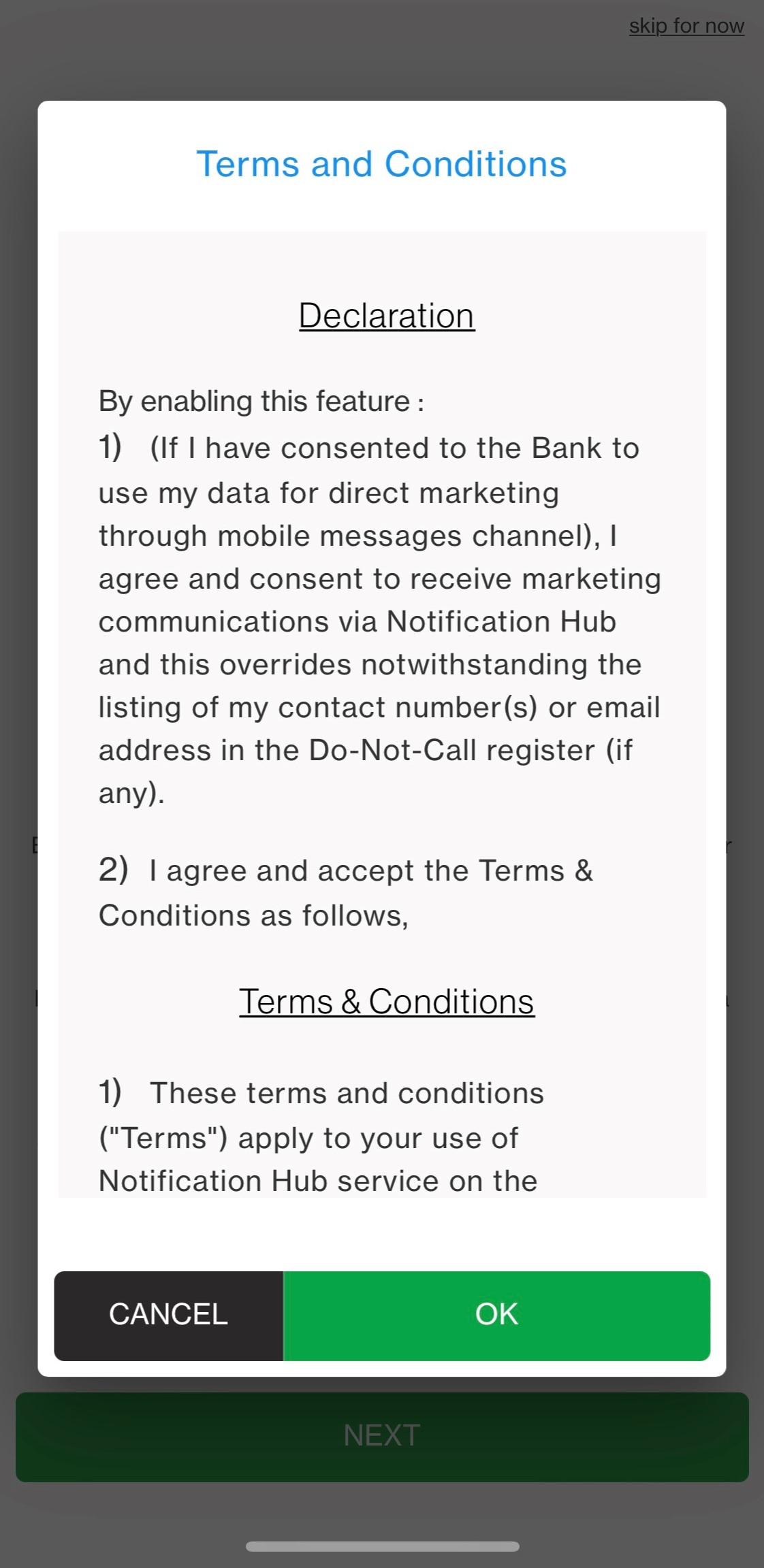 New to SC Mobile on Activate Push Notification in one go during SC Mobile Key registration Step 3