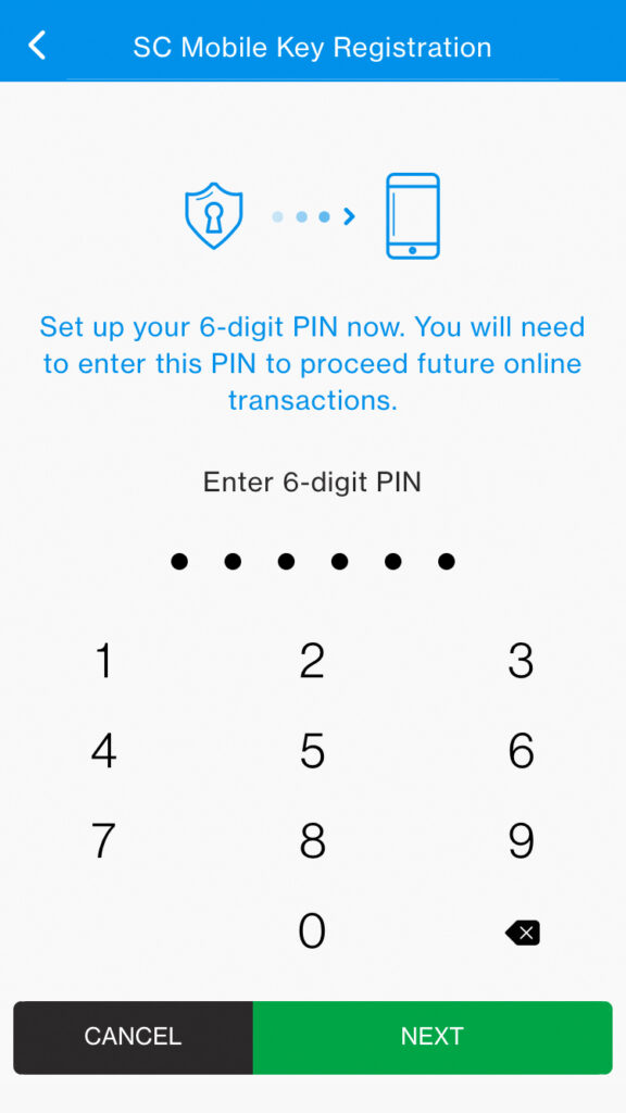 New to SC Mobile on Activate Push Notification in one go during SC Mobile Key registration Step 2