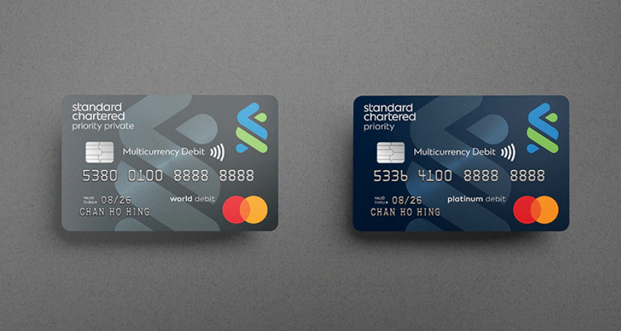 Card face for Standard Chartered Priority Private Card and Priority Card