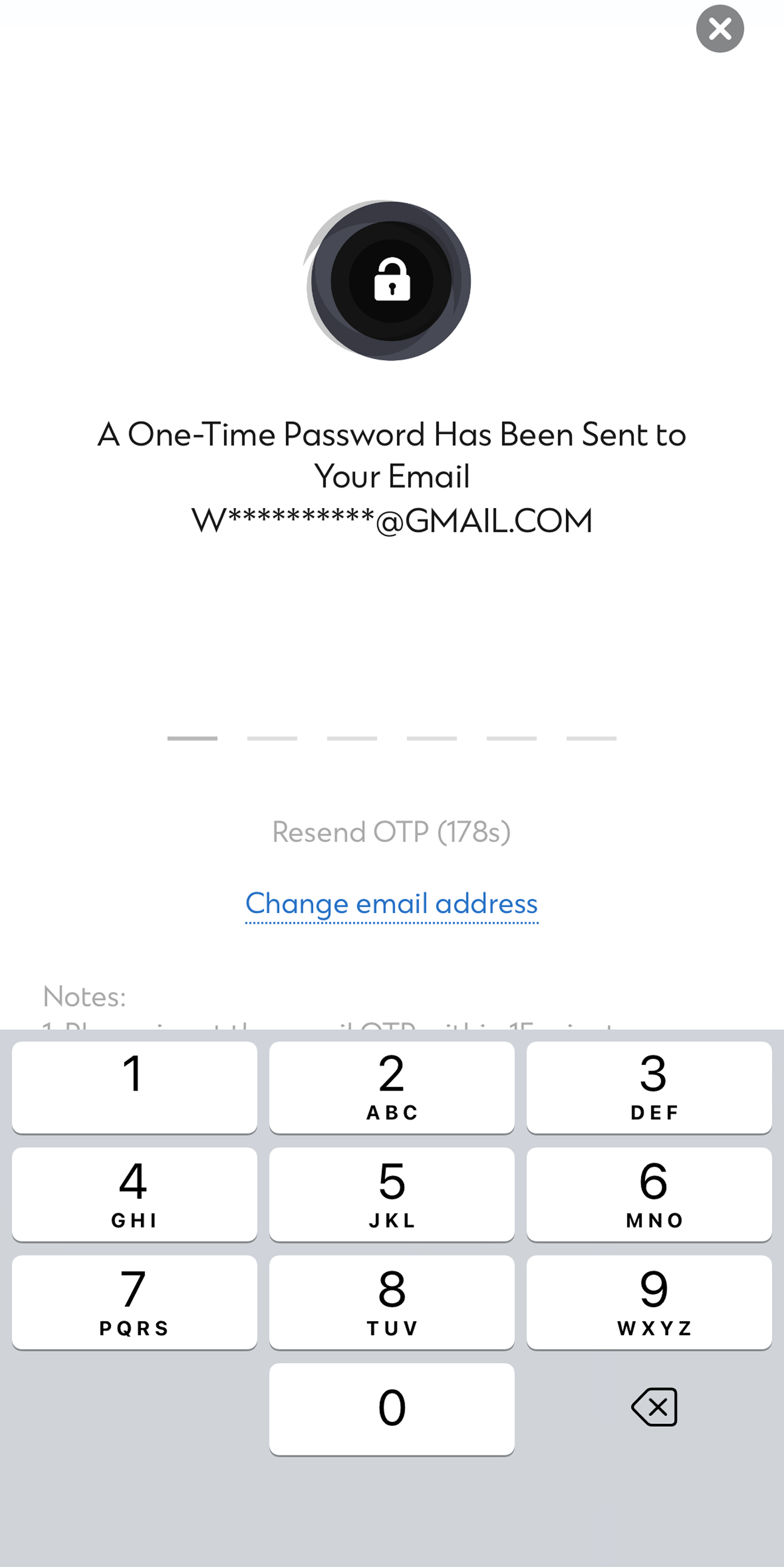 Register your SC Mobile Key Step 3