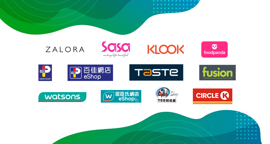 Zalora, sasa, klook and different companies logo