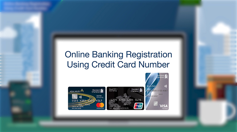 Online Banking Registration Demo - Credit Card Number