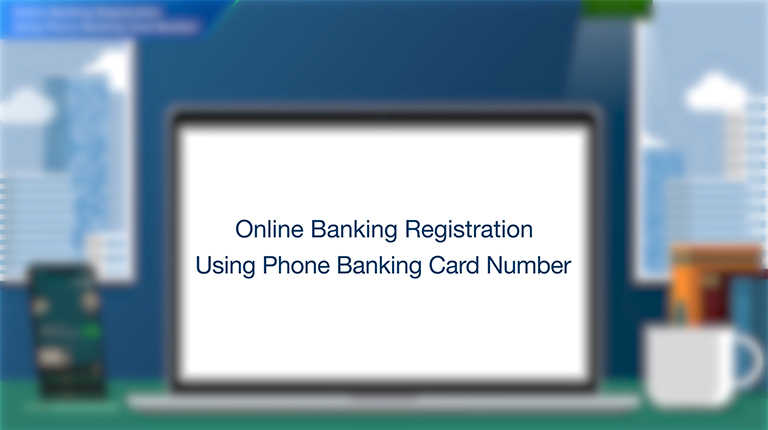Online Banking Registration Using Phone Banking Card Number