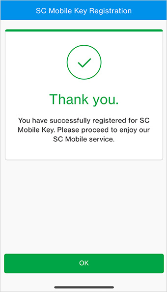 Register your SC Mobile Key Step 4