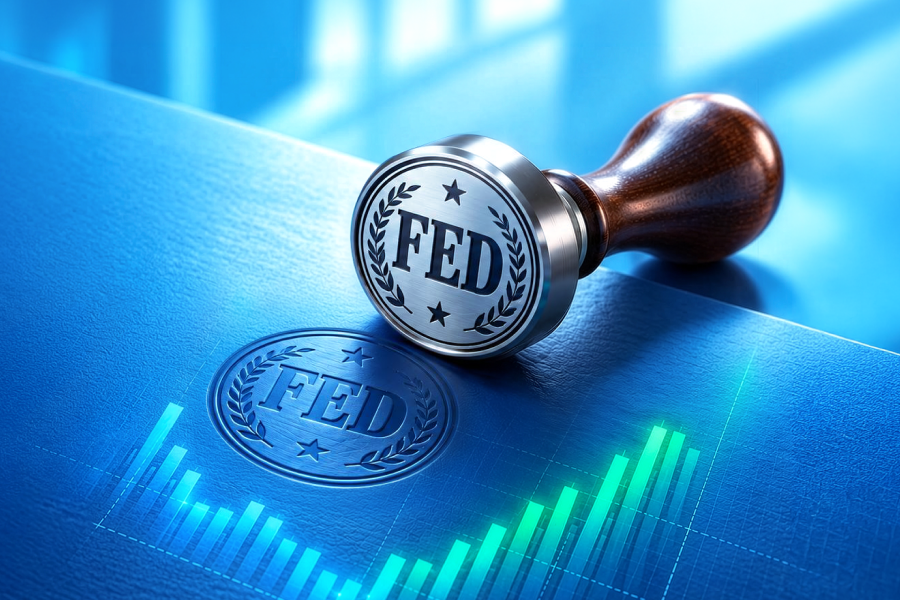 A chop stamp with the word FED on it