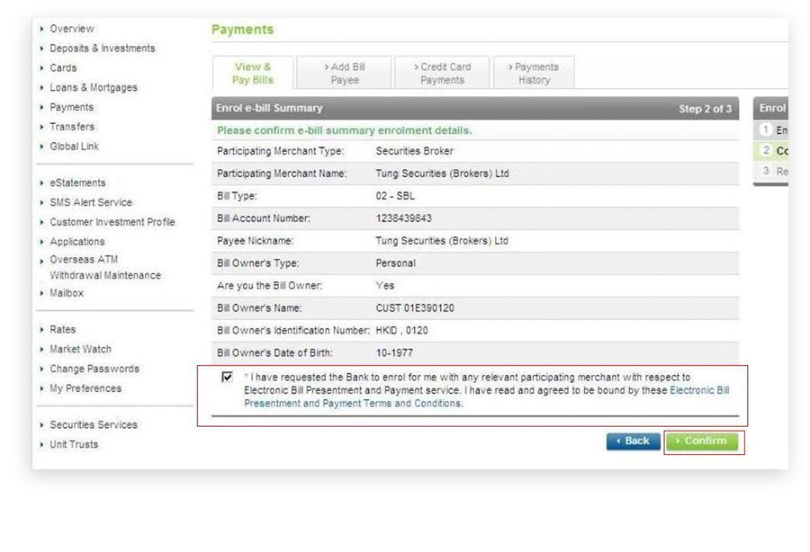 Electronic Bill Payment Standard Chartered Hk