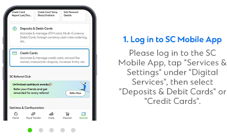 Manage Your Credit Limit and Card Limit Online