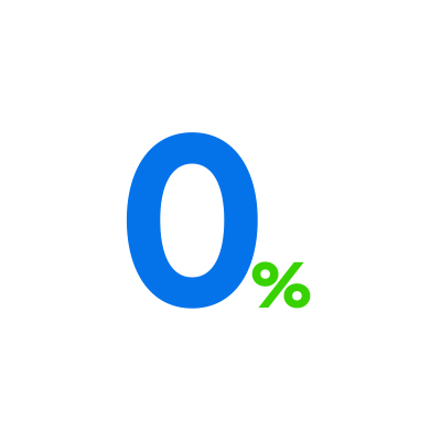 0%的圖標