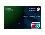 Priority Banking Dual currency ATM card