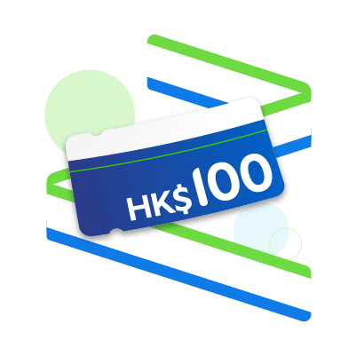 HK$100, 圖片用於推廣Digital Banking 大抽獎