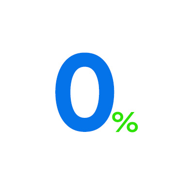 0%的圖標