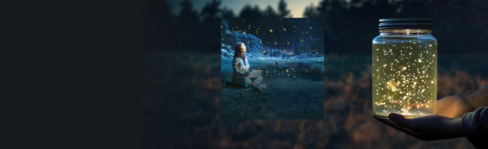 Jar, Person, Mason Jar