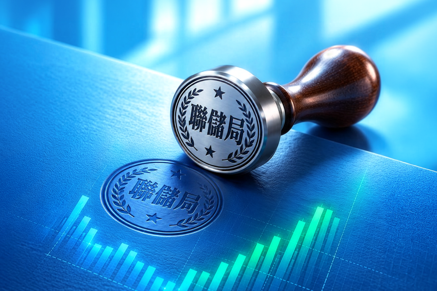 印有「聯儲局」字樣的印章
