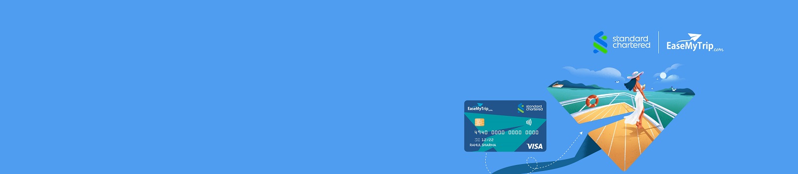 Presenting the Standard Chartered EaseMyTrip Credit Card