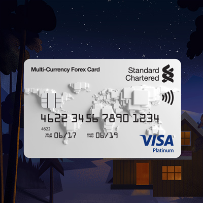 Multicurrency Forex !   Card Standard Chartered India - 