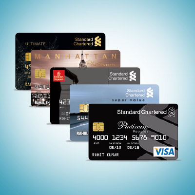 Credit Cards Apply Online View Features Standard Chartered India - 