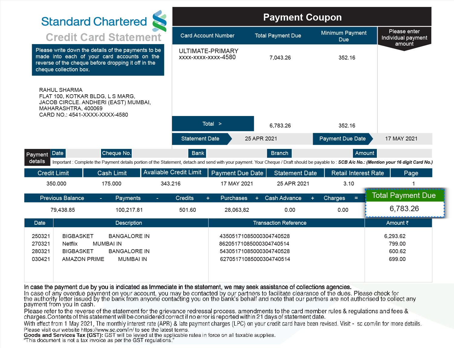 decoding-the-credit-card-statement-standard-chartered-india