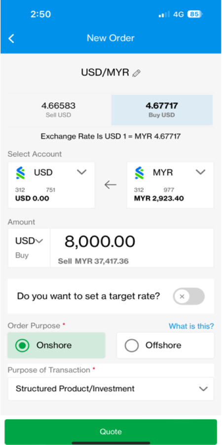 Convert currencies step 