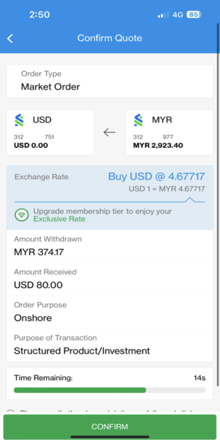Convert currencies step 