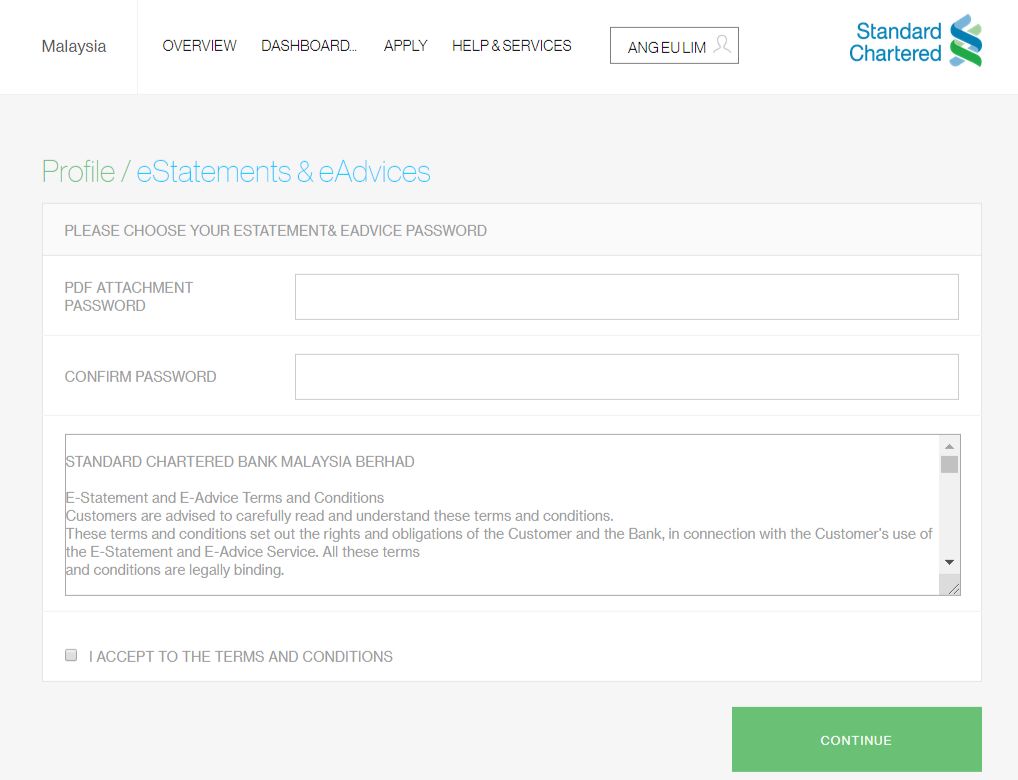 Standard chartered bank malaysia online