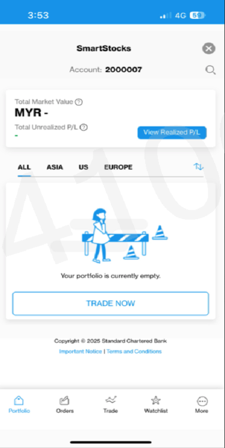 My begin trading scb