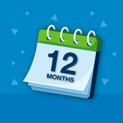 More manageable finances for you with 12 months repayment tenure.
