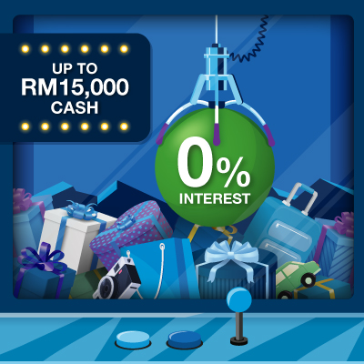 Get up to RM15,000 extra cash at 0% interest with any Standard Chartered credit card
