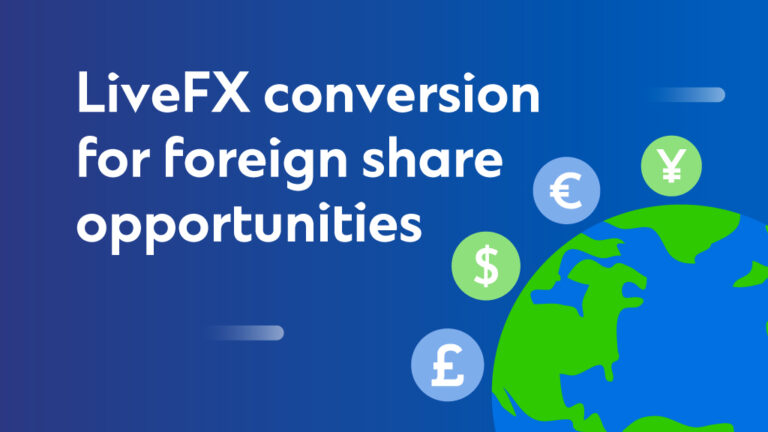 My livefx conversion for foreign share opportunities 