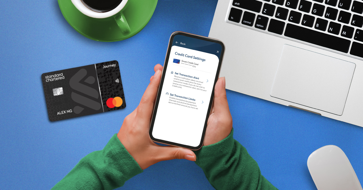 Credit Card Settings – Standard Chartered Malaysia