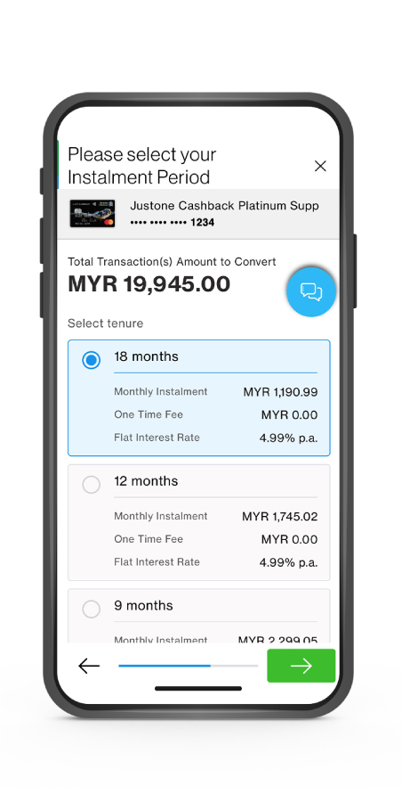 Convert instantly via SC Mobile Banking App