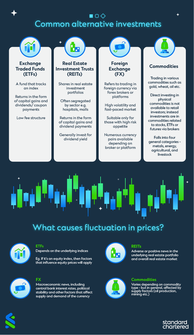 Investment universe infographics
