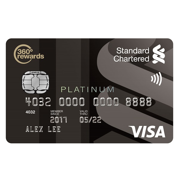 Visa platinum credit card – column