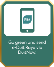 Go green and send e-Duit Raya via DuitNow.