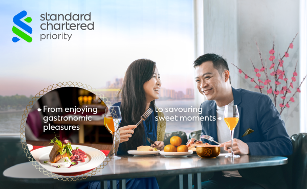 Standard Chartered Priority - From enjoying gastronomic pleasures to savouring sweet moments