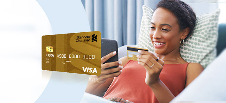 Image result for Standard Chartered Bank Visa Gold nigeria