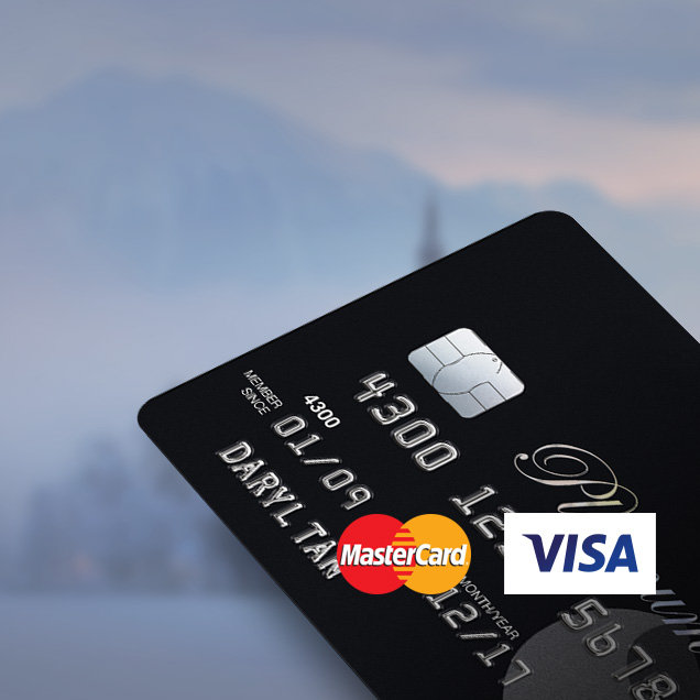 Platinum Visa Mastercard Credit Card