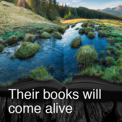 Their books will come alive