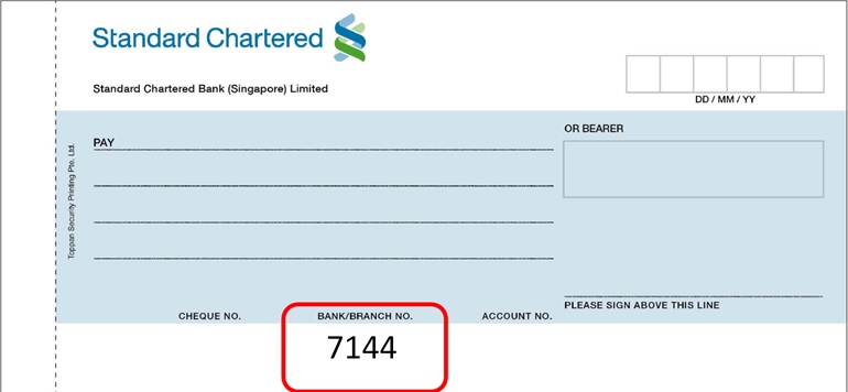 Cessation Of Use Of Chequebook With Bank Code 7144 For Business Banking 