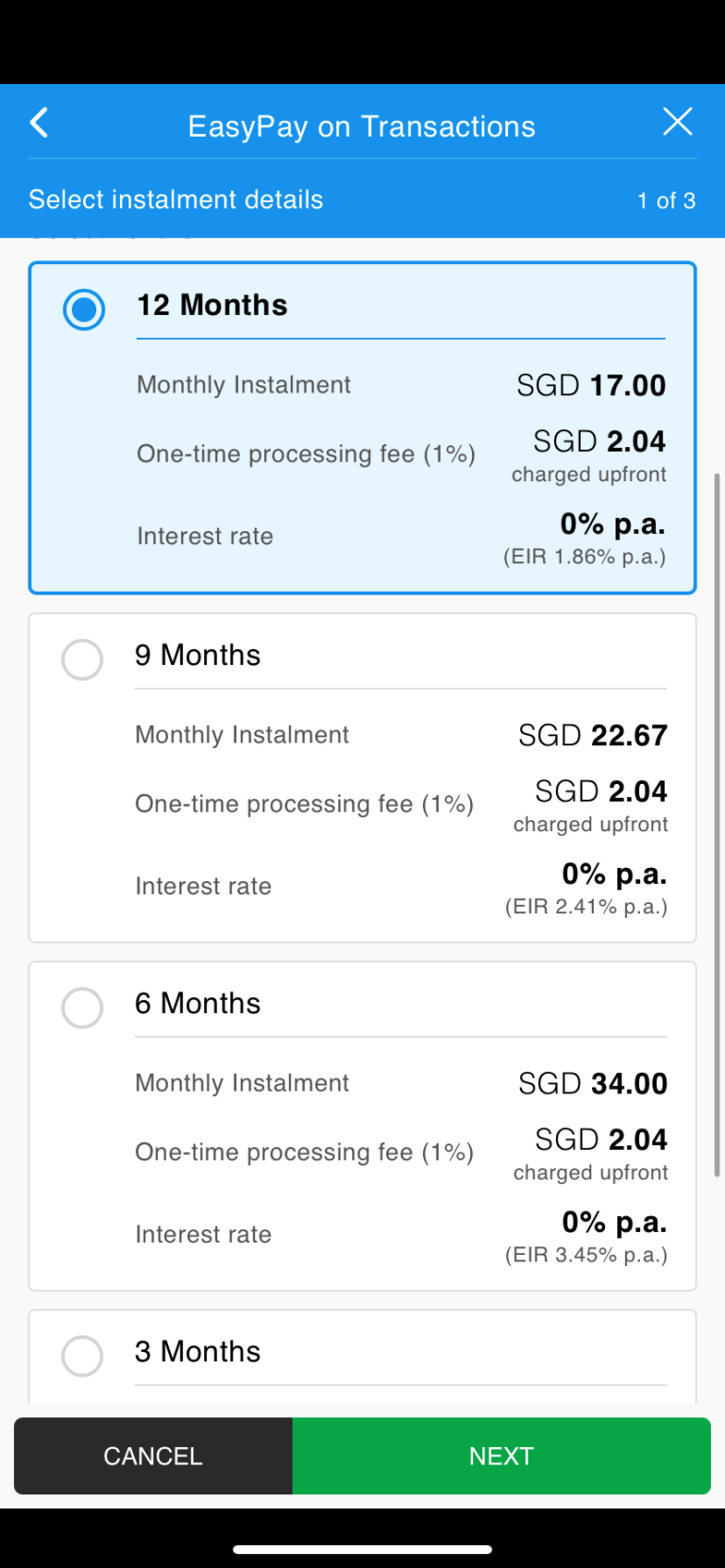 EasyPay - Standard Chartered Singapore