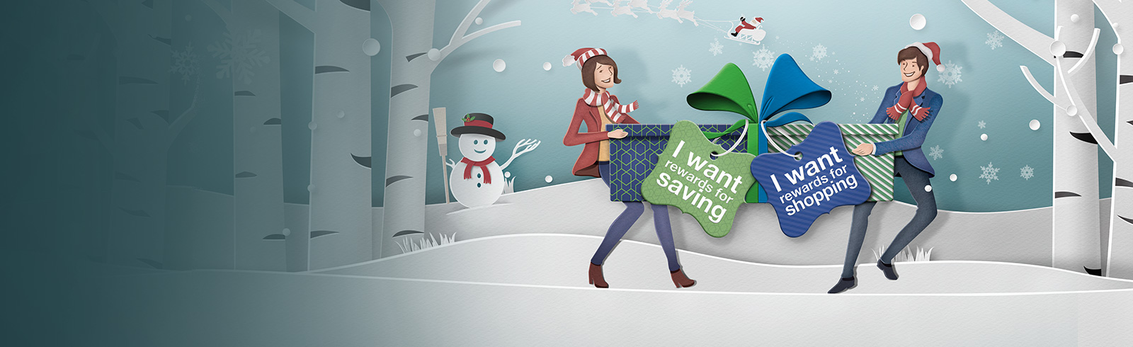 Get rewarded when you spend and save this holiday season