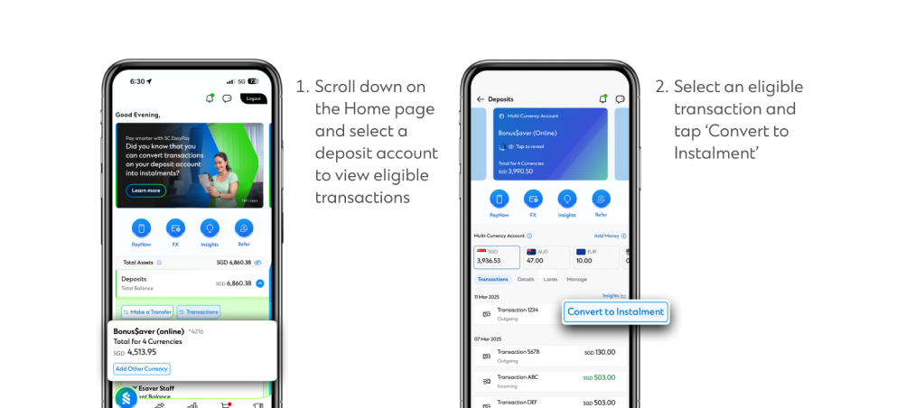 Sg easy pay debit card