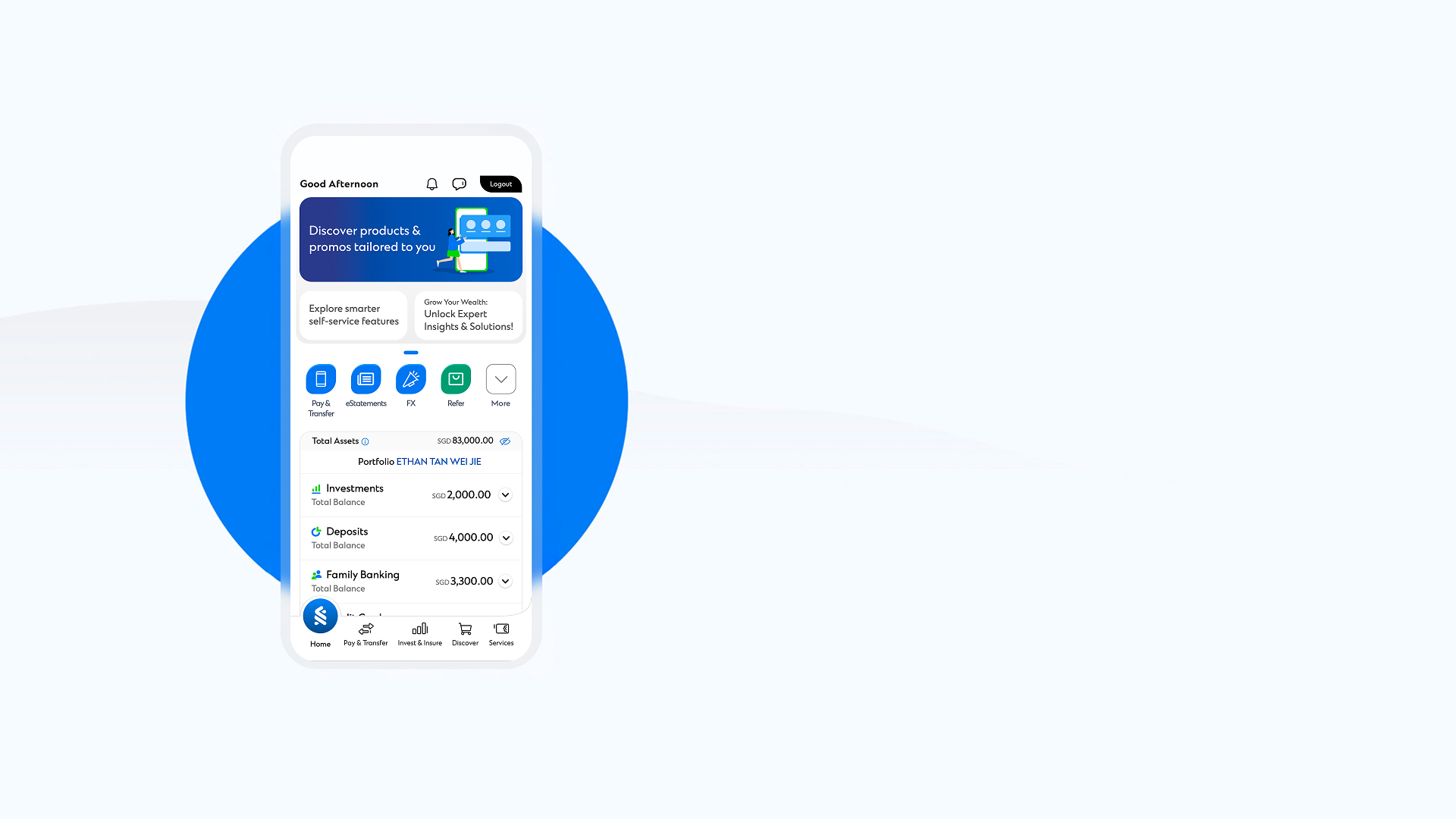 Sg effort less banking desktop