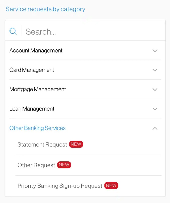 Priority Banking Sign-up Request