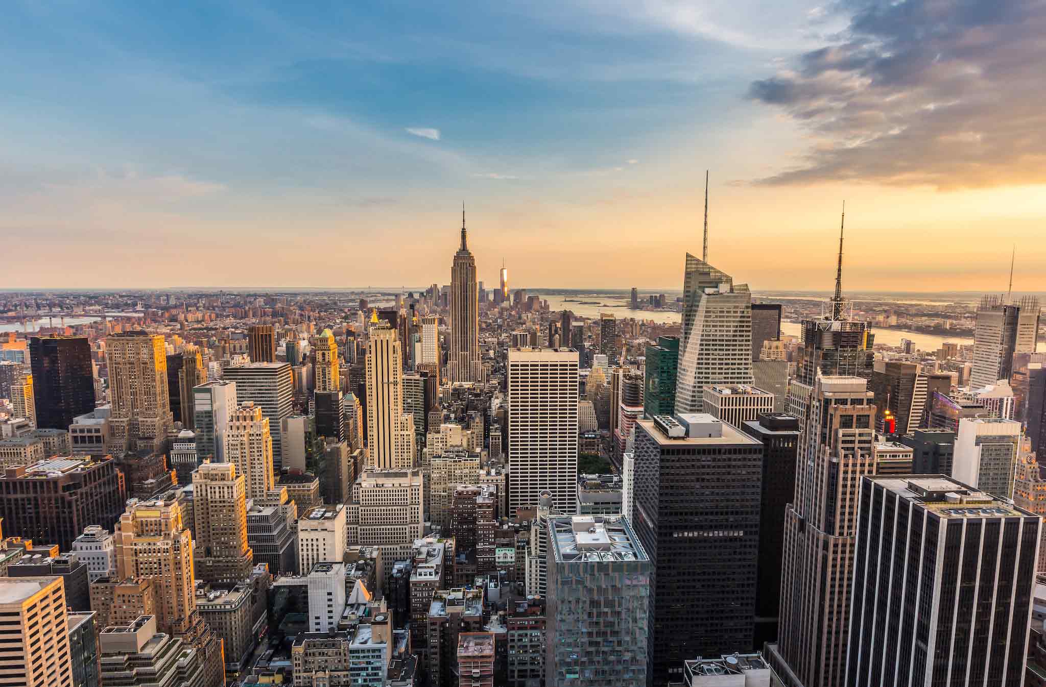 New york city midtown skyline