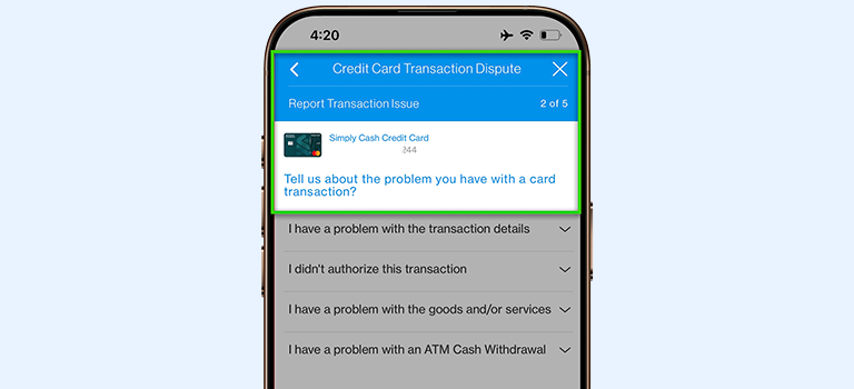 Sg travel smart cc transaction dispute