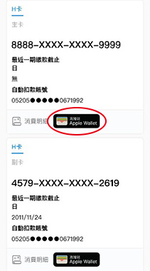 iPhone wallet app