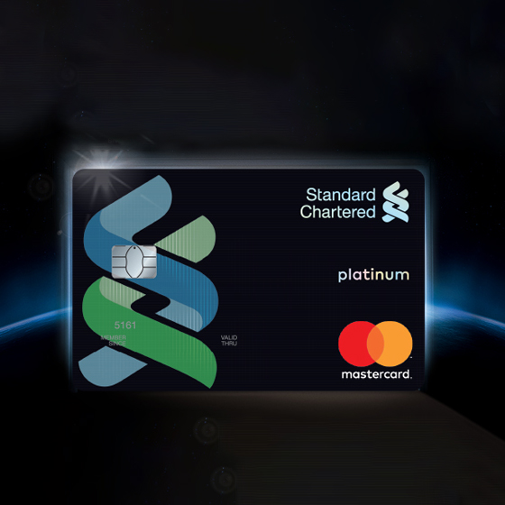 Kết quả hình ảnh cho Standard Chartered Mastercard Platinum Cashback